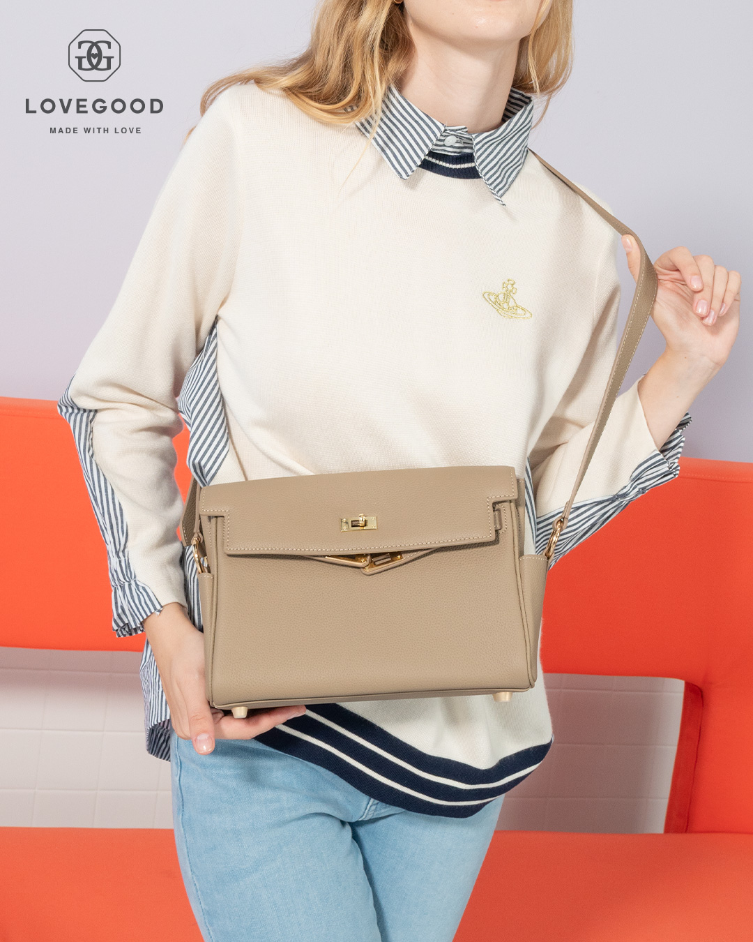กระเป๋าหนังแท้ LoveGood