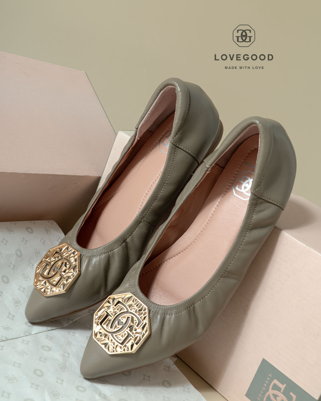 รองเท้าหนังแท้ LoveGood