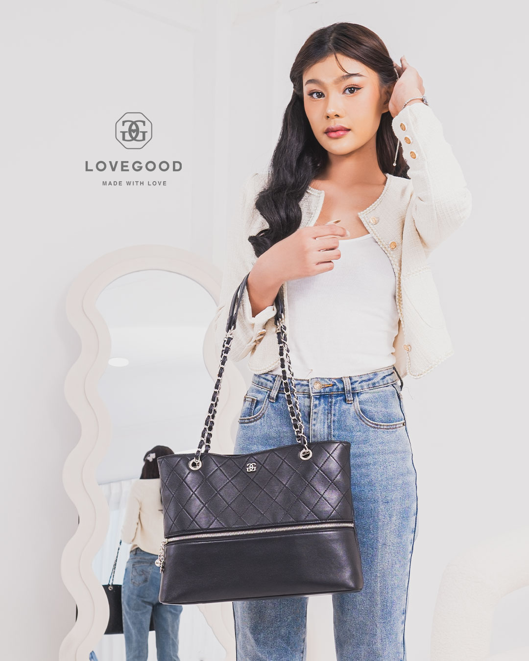 กระเป๋าหนังแท้ LoveGood