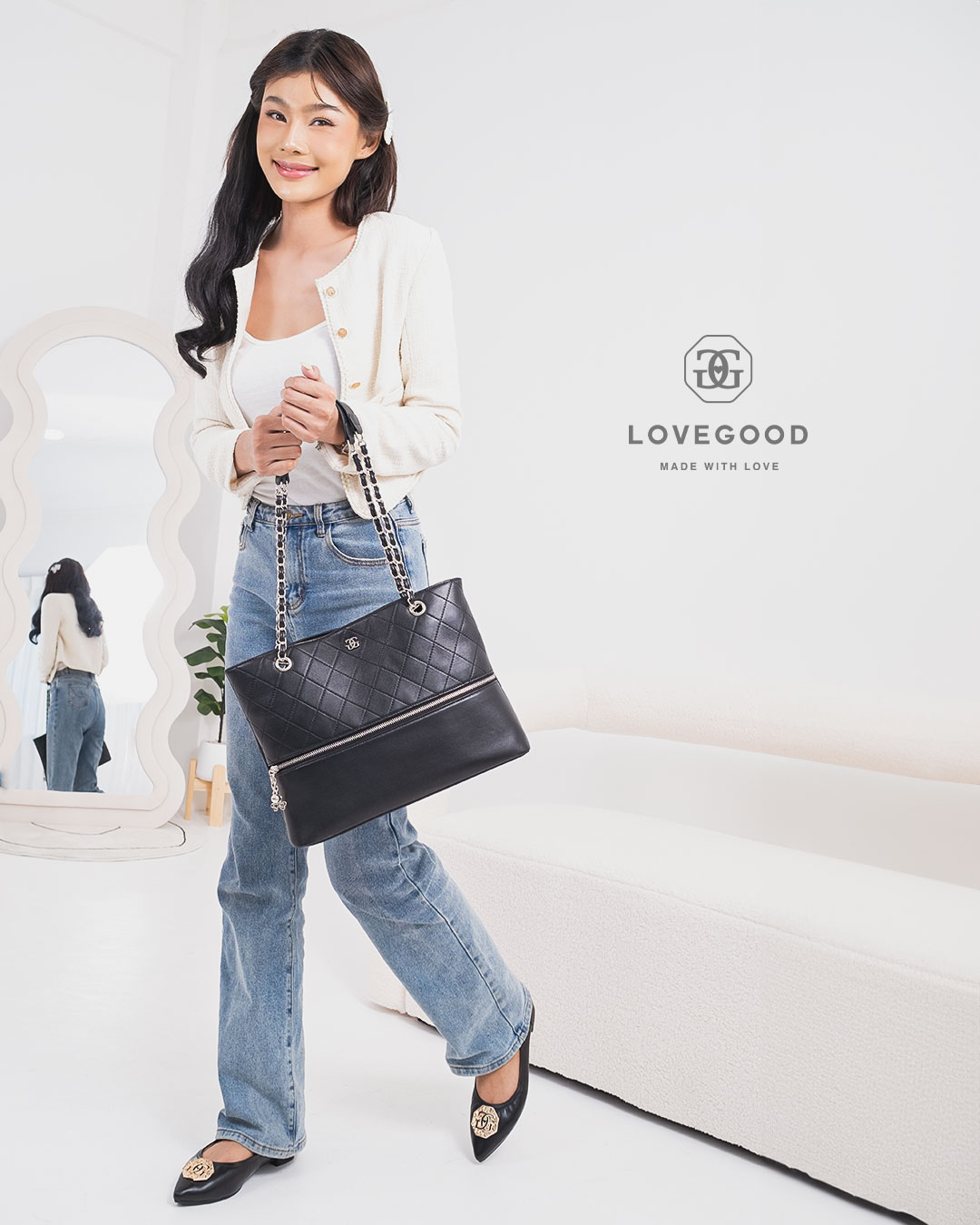 กระเป๋าหนังแท้ LoveGood