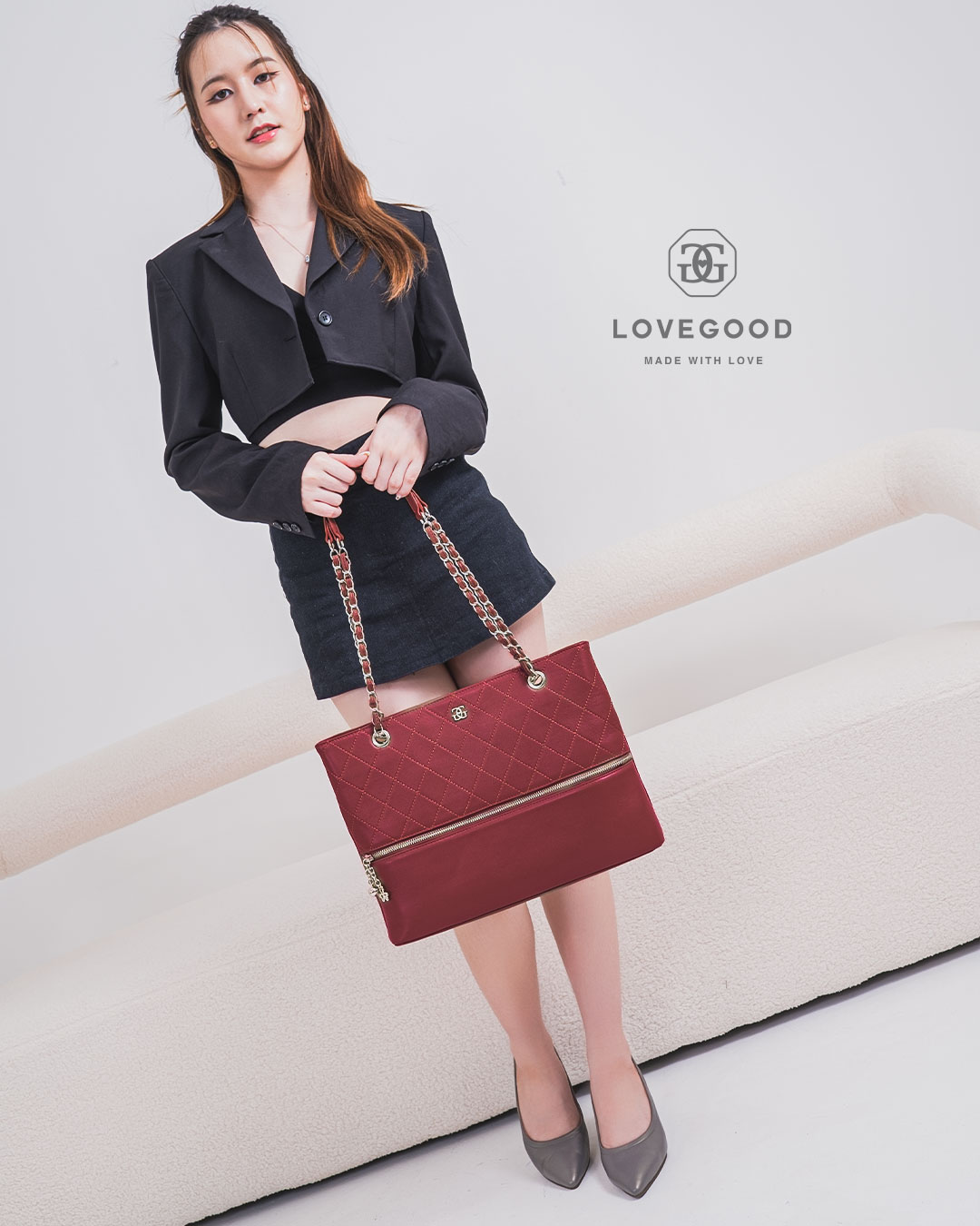 กระเป๋าหนังแท้ LoveGood