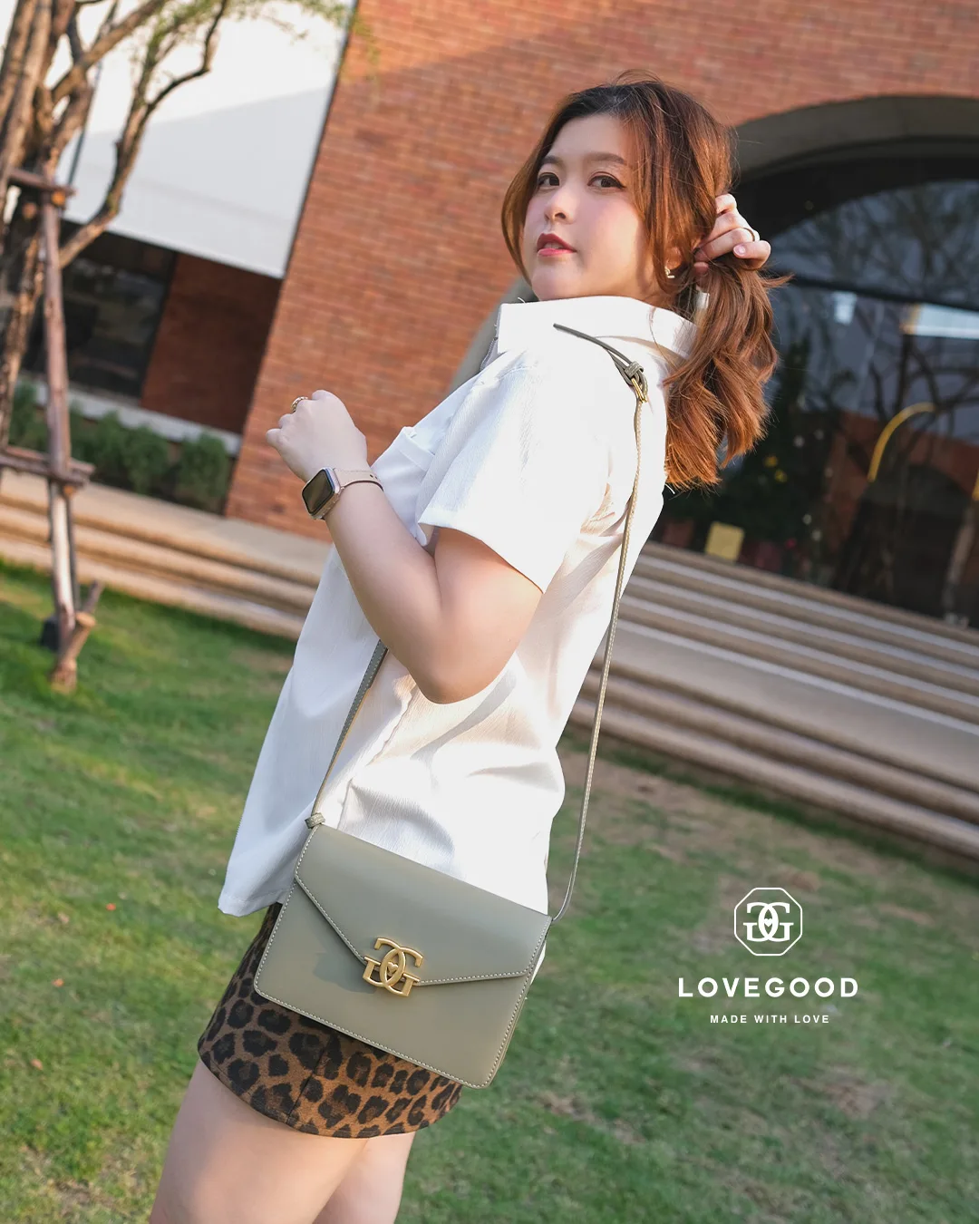 กระเป๋าหนังแท้ LoveGood