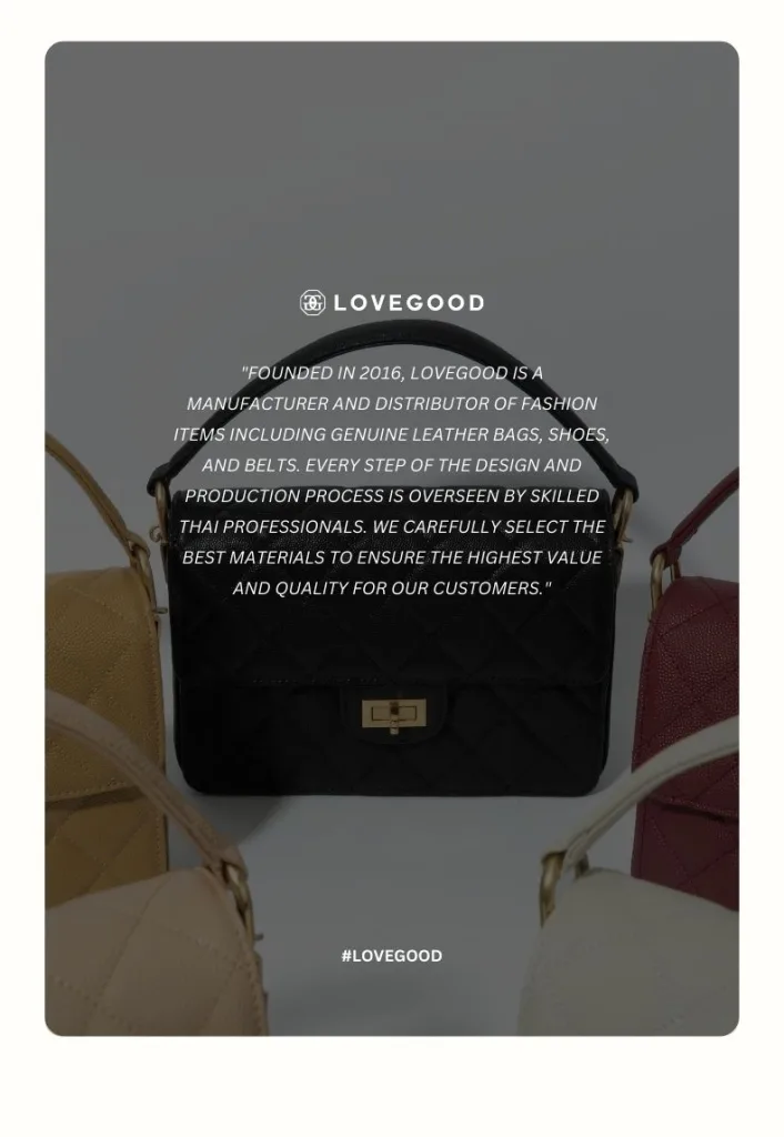 กระเป๋าหนังแท้ LoveGood genuine leather