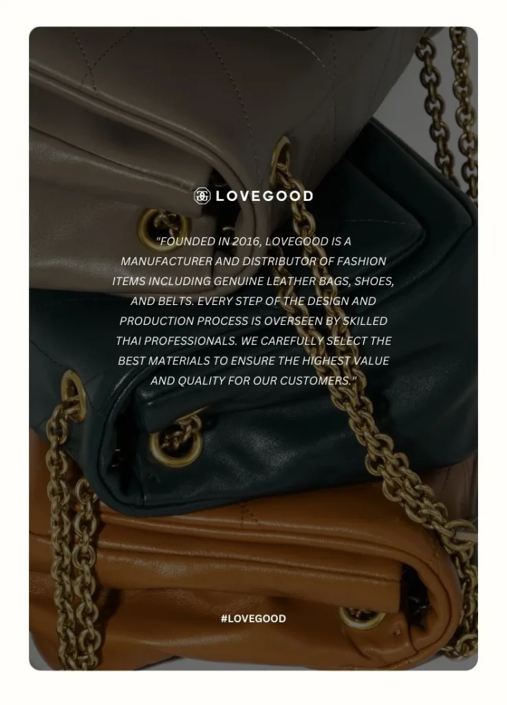 กระเป๋าหนังแท้ LoveGood genuine leather