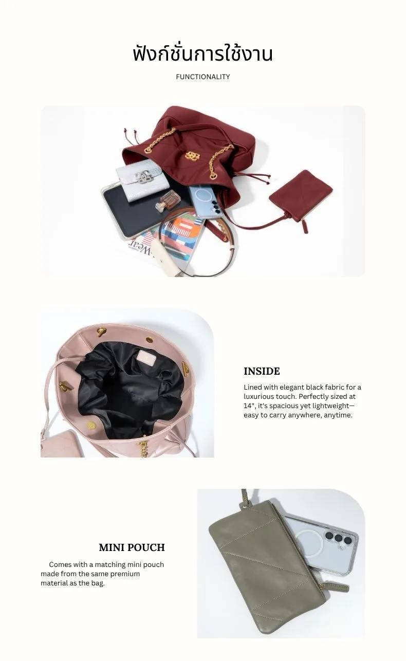 กระเป๋าหนังแท้ LoveGood genuine leather