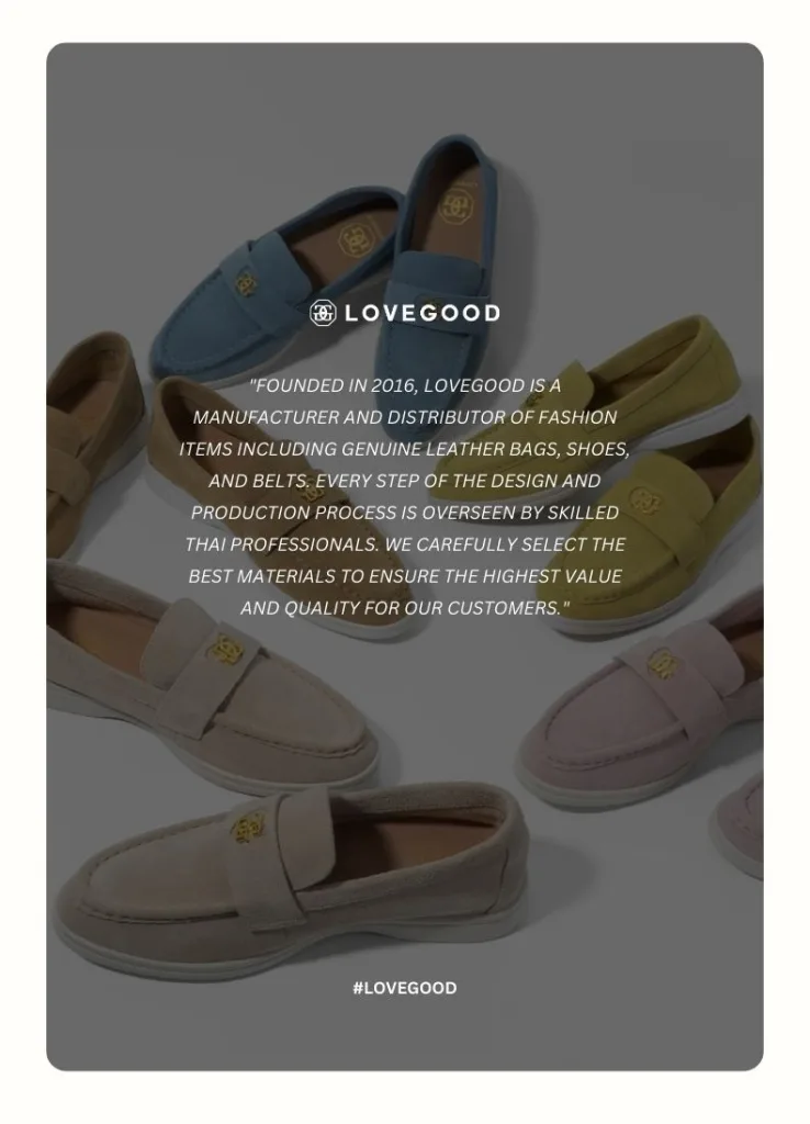 รองเท้าหนังแท้ LoveGood genuine leather