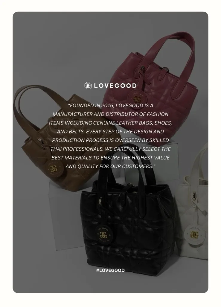 กระเป๋าหนังแท้ LoveGood genuine leather