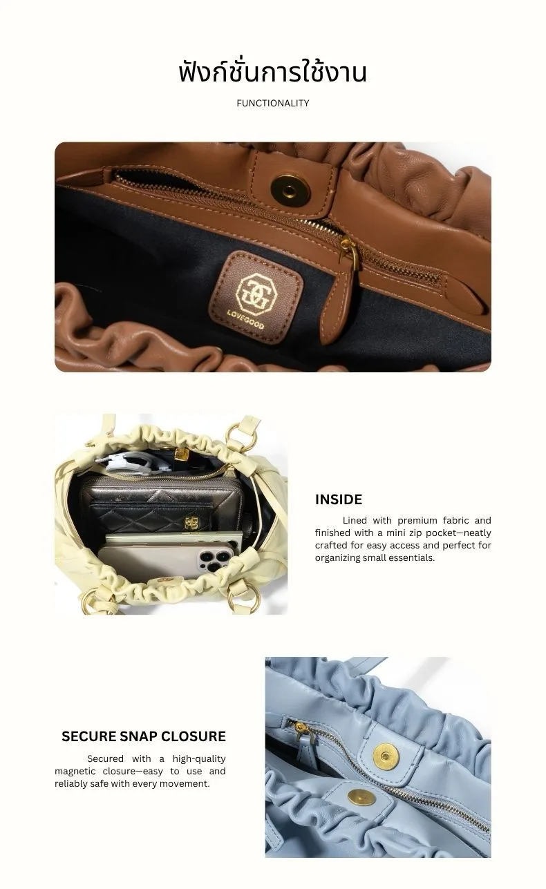 กระเป๋าหนังแท้ LoveGood genuine leather