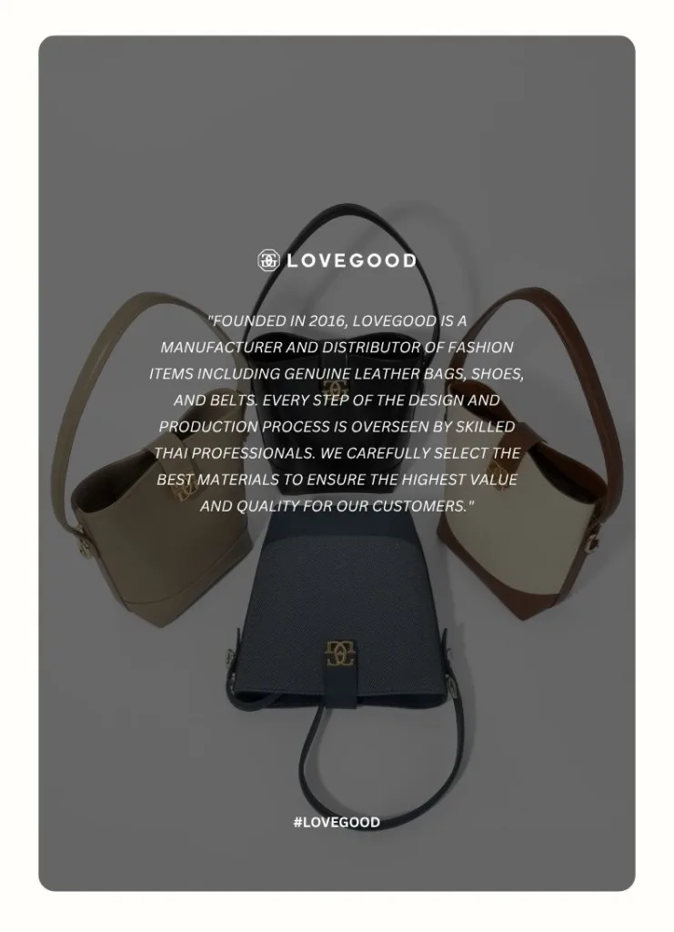 กระเป๋าหนังแท้ LoveGood genuine leather