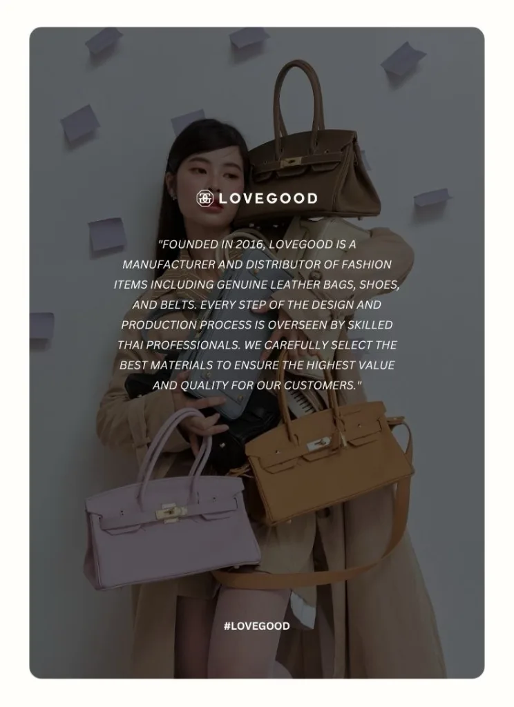กระเป๋าหนังแท้ LoveGood genuine leather