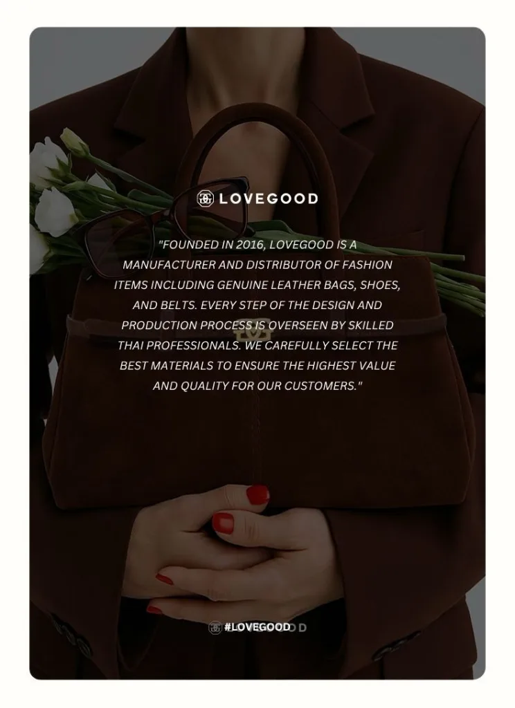กระเป๋าหนังแท้ LoveGood genuine leather
