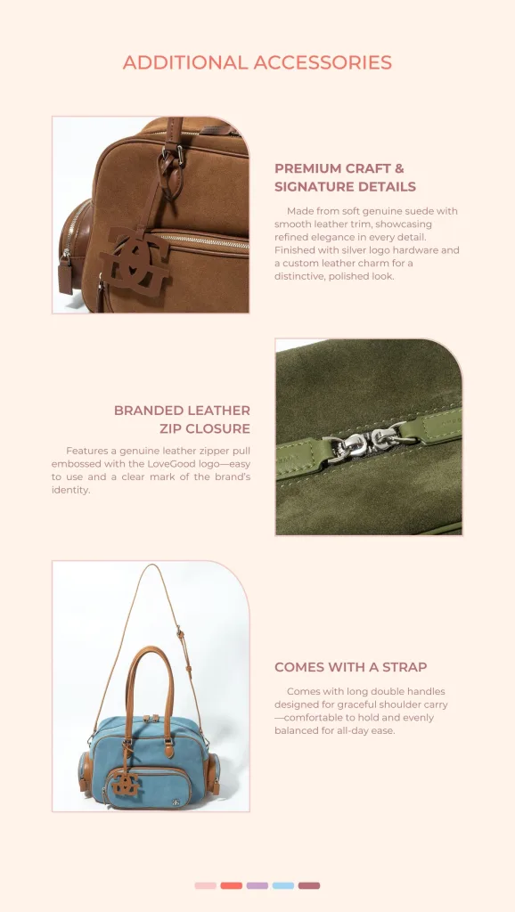 กระเป๋าหนังแท้ LoveGood genuine leather