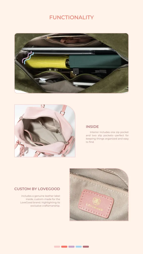 กระเป๋าหนังแท้ LoveGood genuine leather